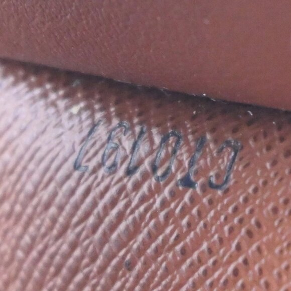 LOUIS VUITTON 3 Set Trifold Wallet Monogram Damier Ebene Leather Brown 60EE788 - Picture 14 of 14